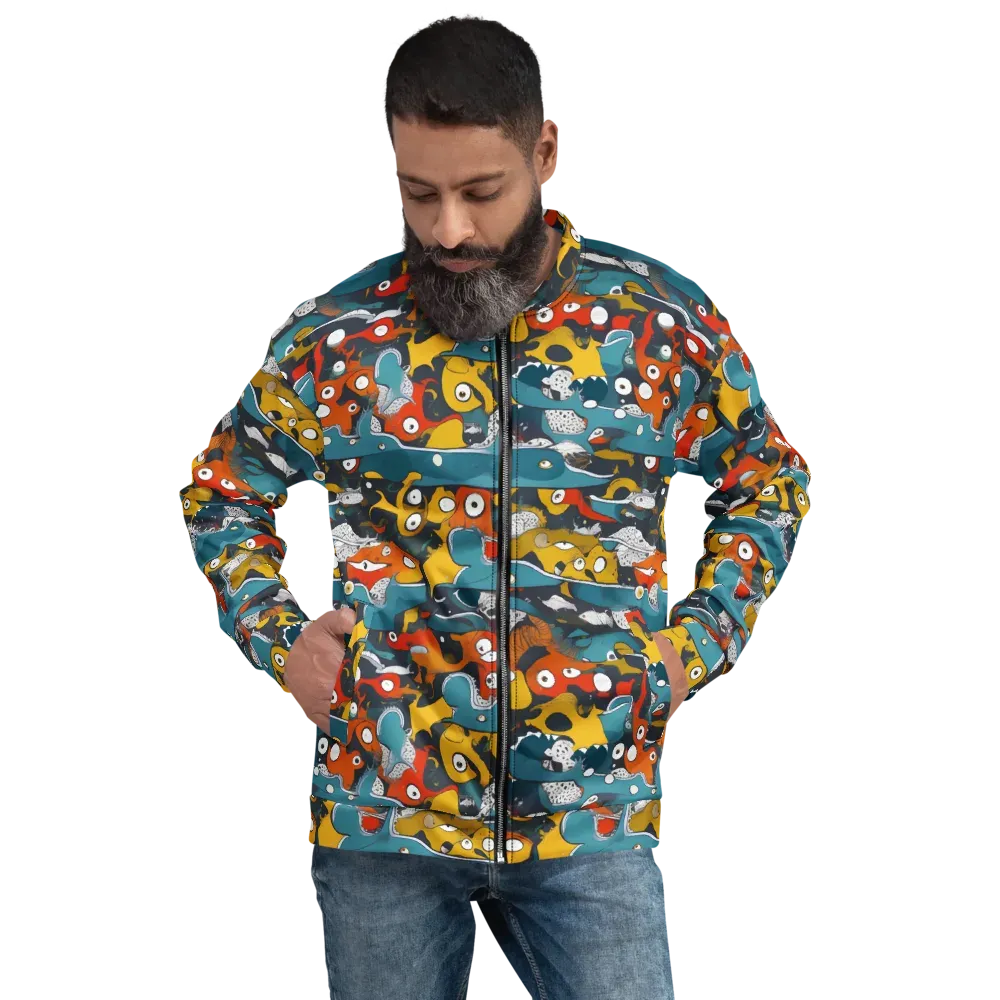 Tidal Oddities on Bomber Jacket — Front