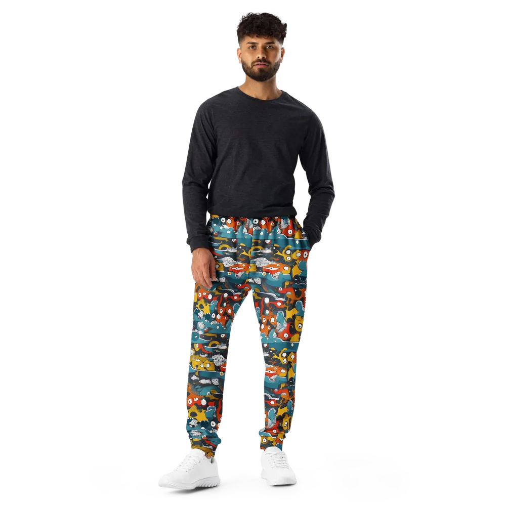Tidal Oddities on Men's Joggers — Front