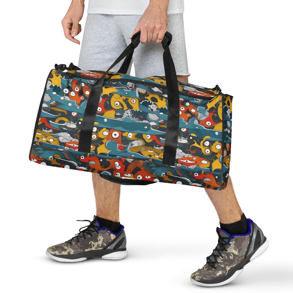 Tidal Oddities on Duffle Bag — Front