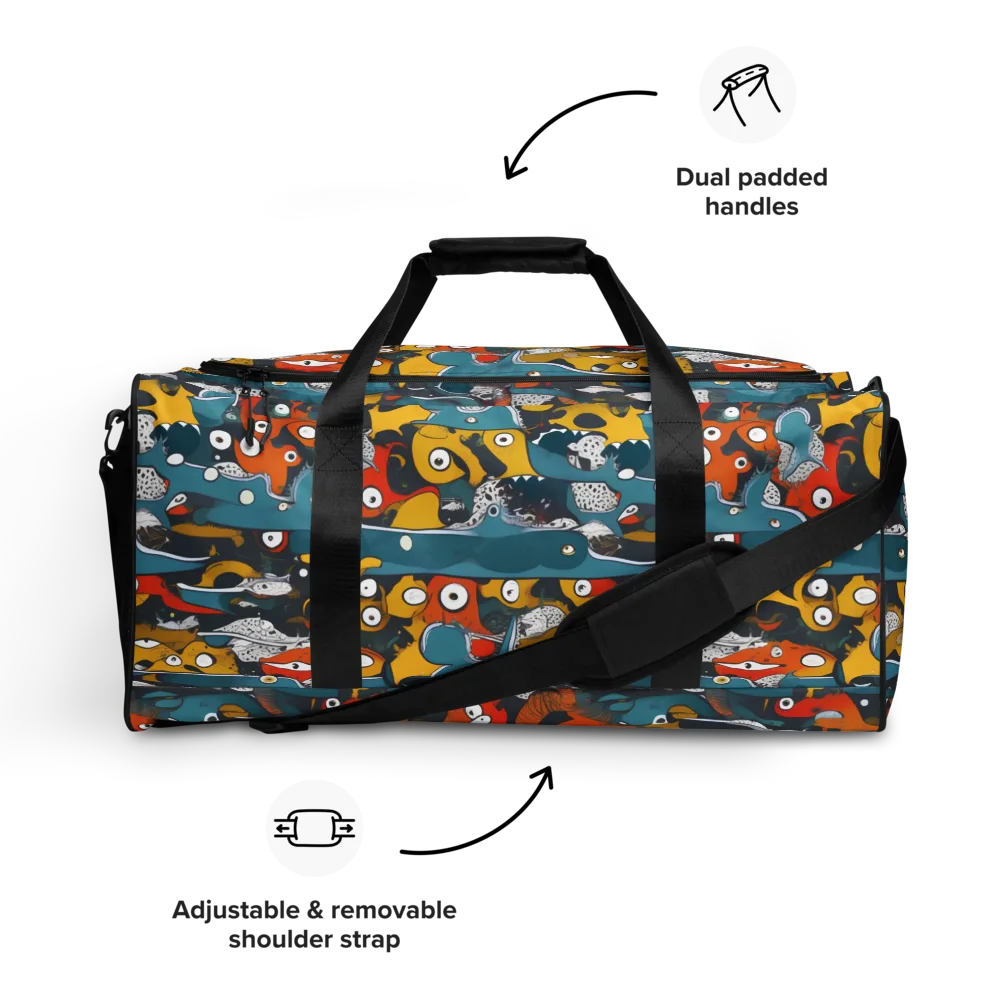 Tidal Oddities on Duffle Bag — Front