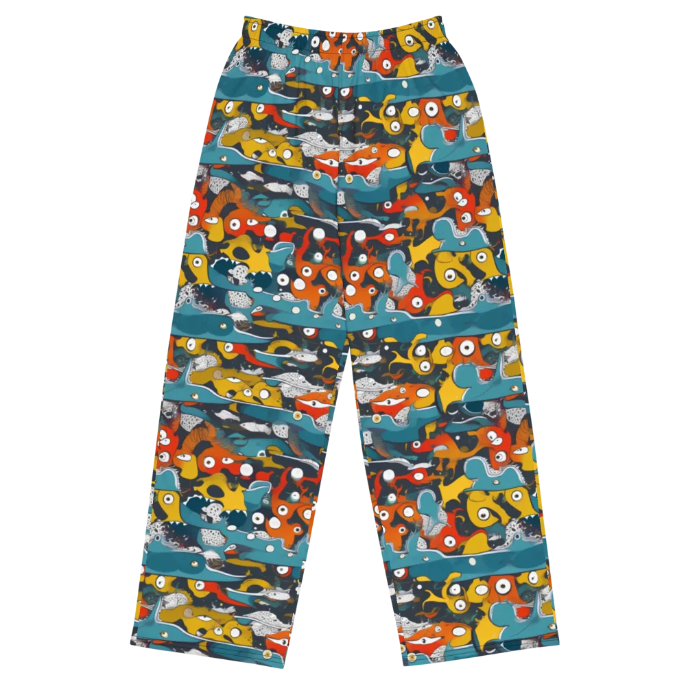 Tidal Oddities on Wide-Leg Pants — Front