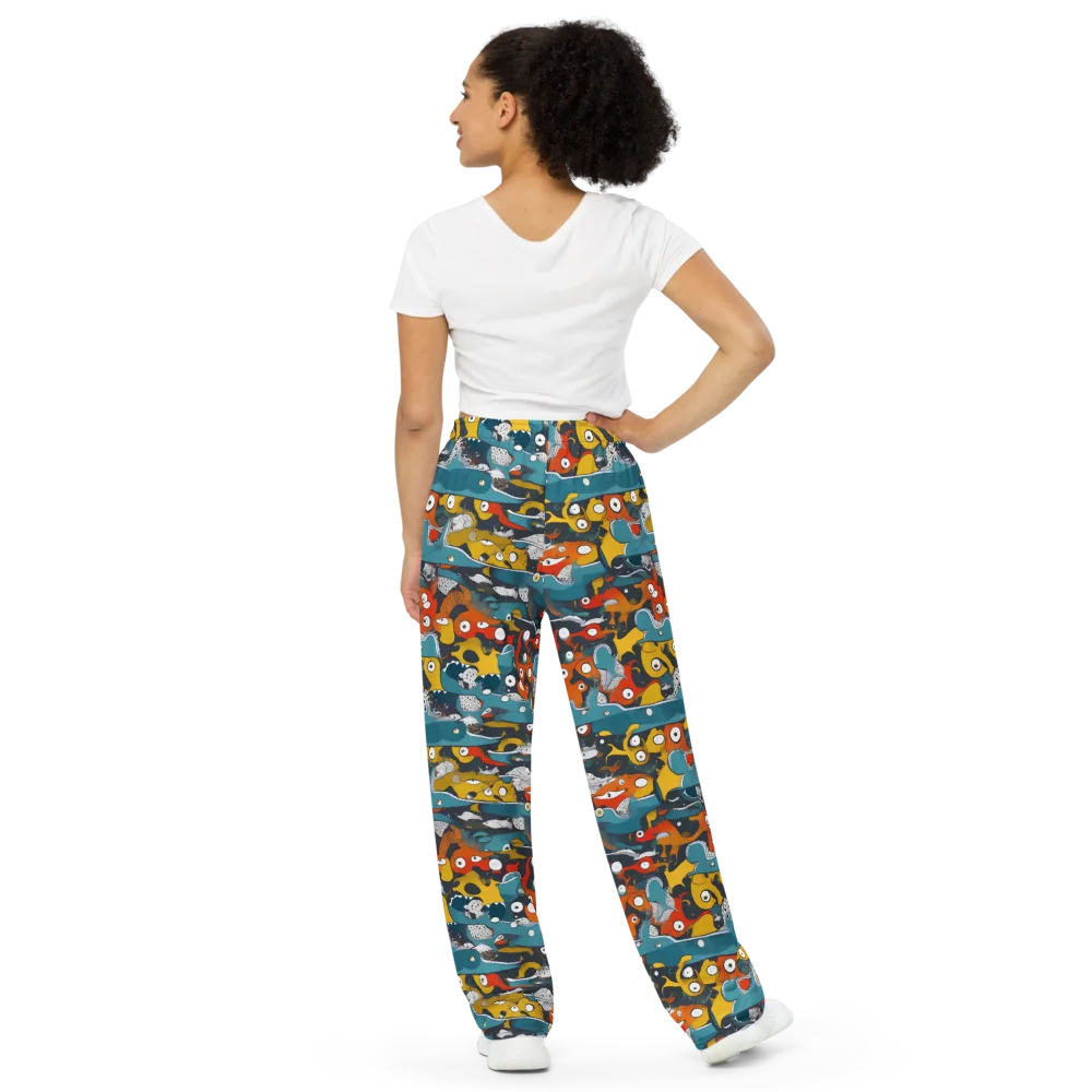 Tidal Oddities on Wide-Leg Pants — Back