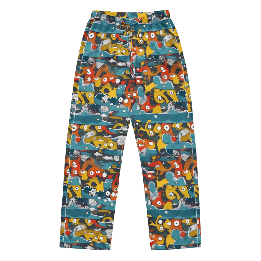 Tidal Oddities on Women's Pajama Pants — Front