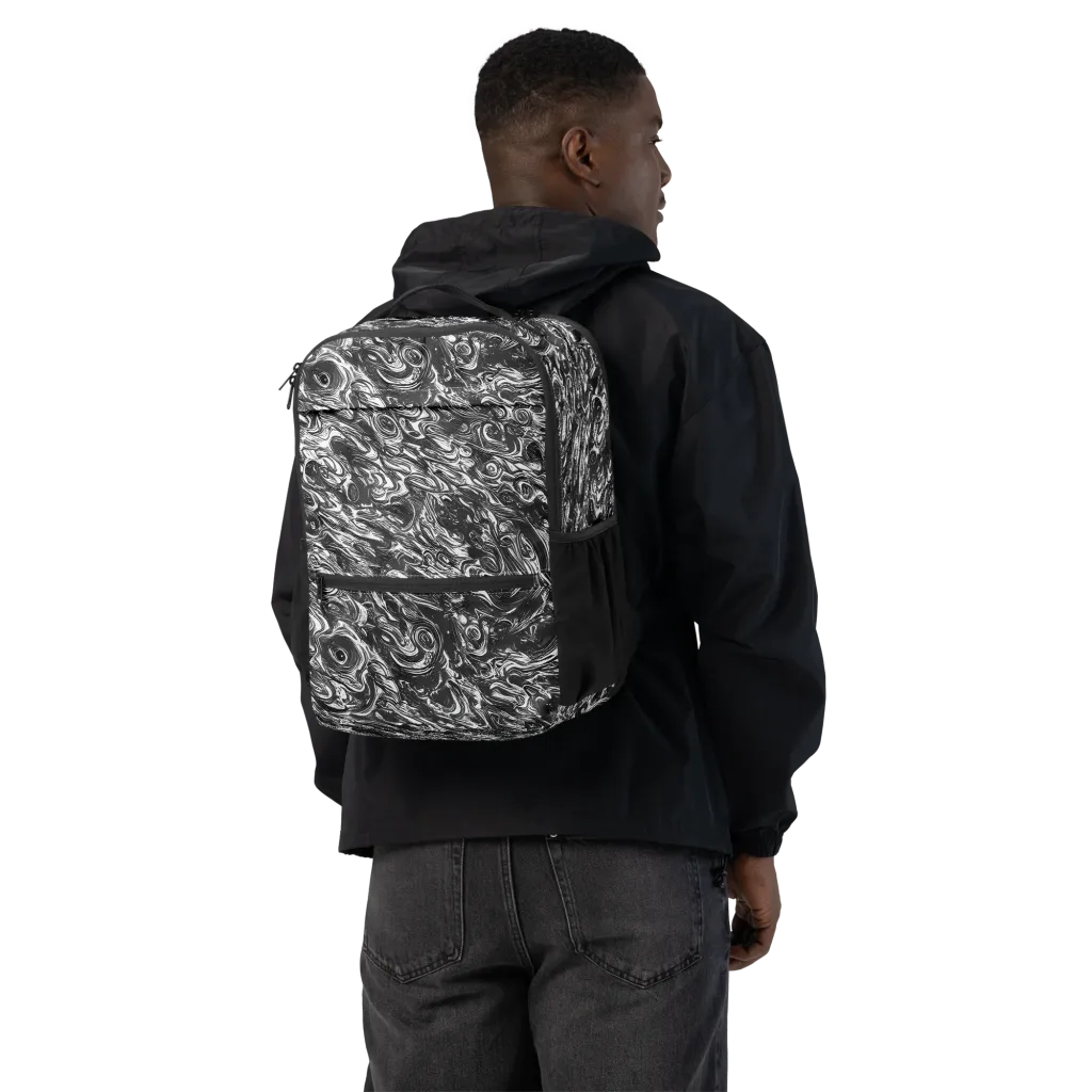 Liquid Onyx on Utility Backpack — Back