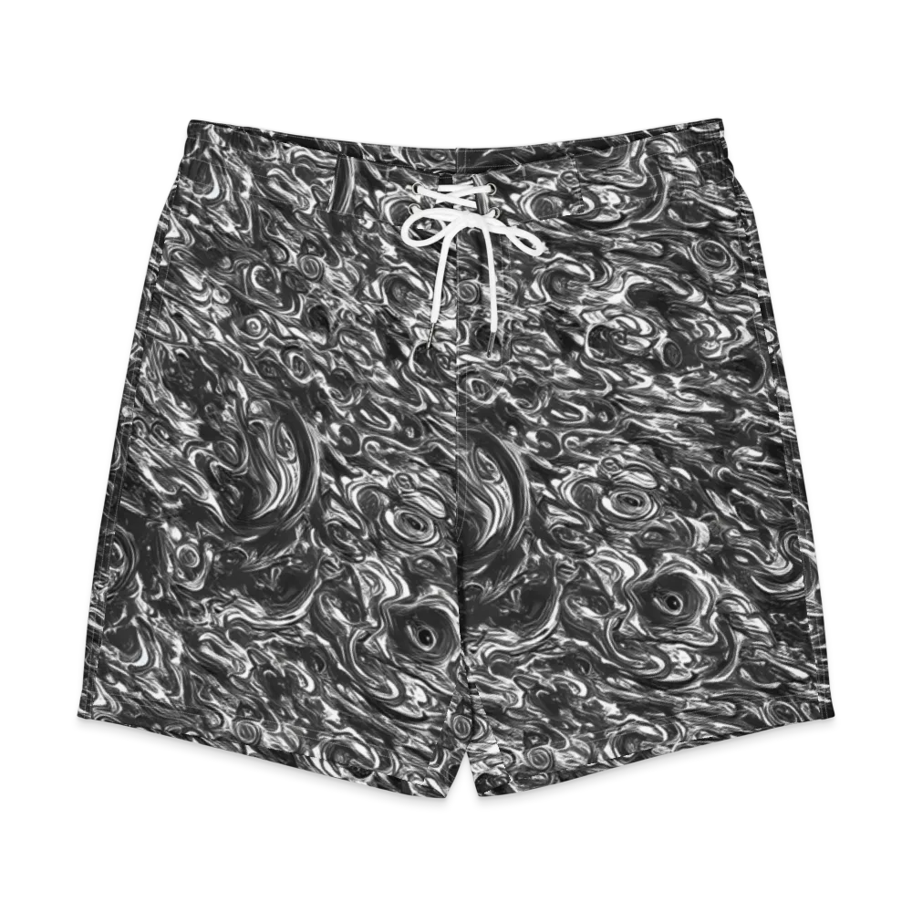 Liquid Onyx on Men's Board Shorts — Front