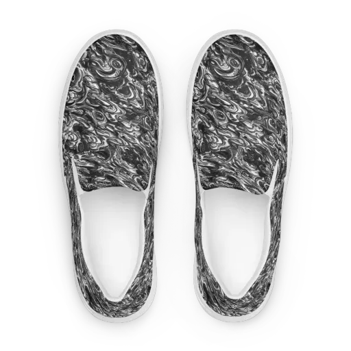 Liquid Onyx on a Women's Slip-On Canvas Shoes