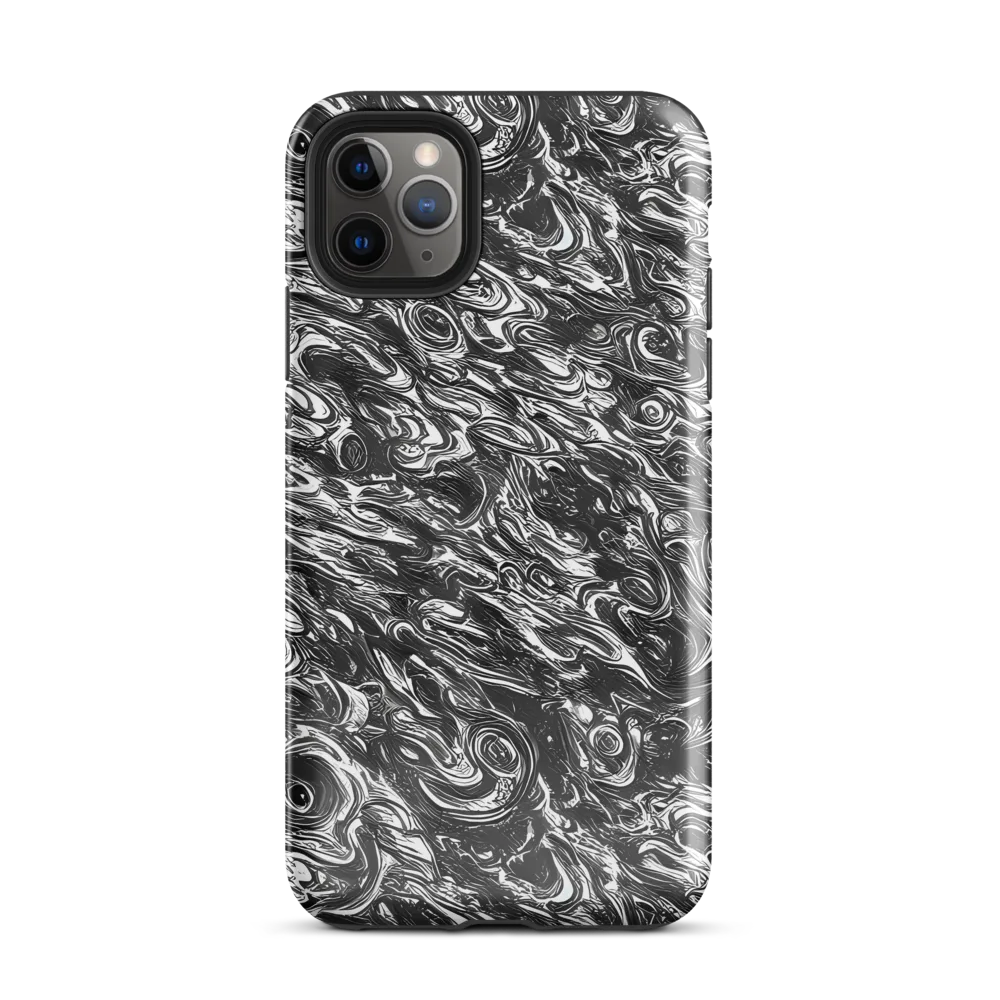 Liquid Onyx on Tough Case for iPhone® — Front