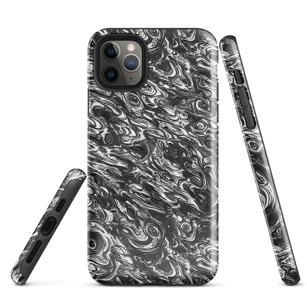 Liquid Onyx on Tough Case for iPhone® — Front