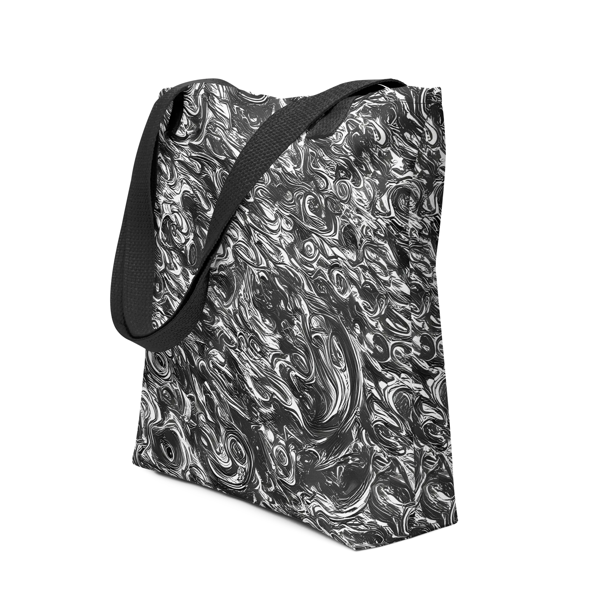 Liquid Onyx on Tote Bag — Front