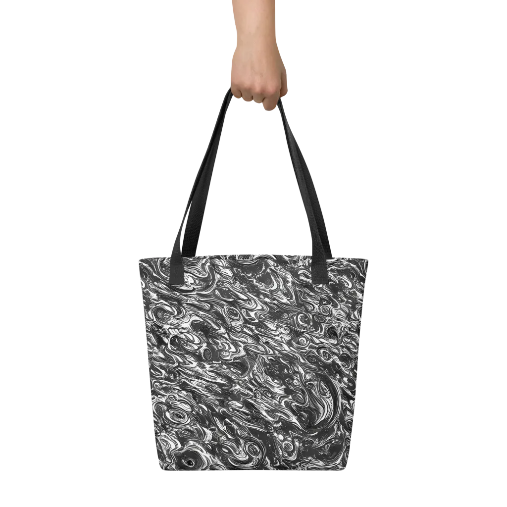 Liquid Onyx on Tote Bag — Front