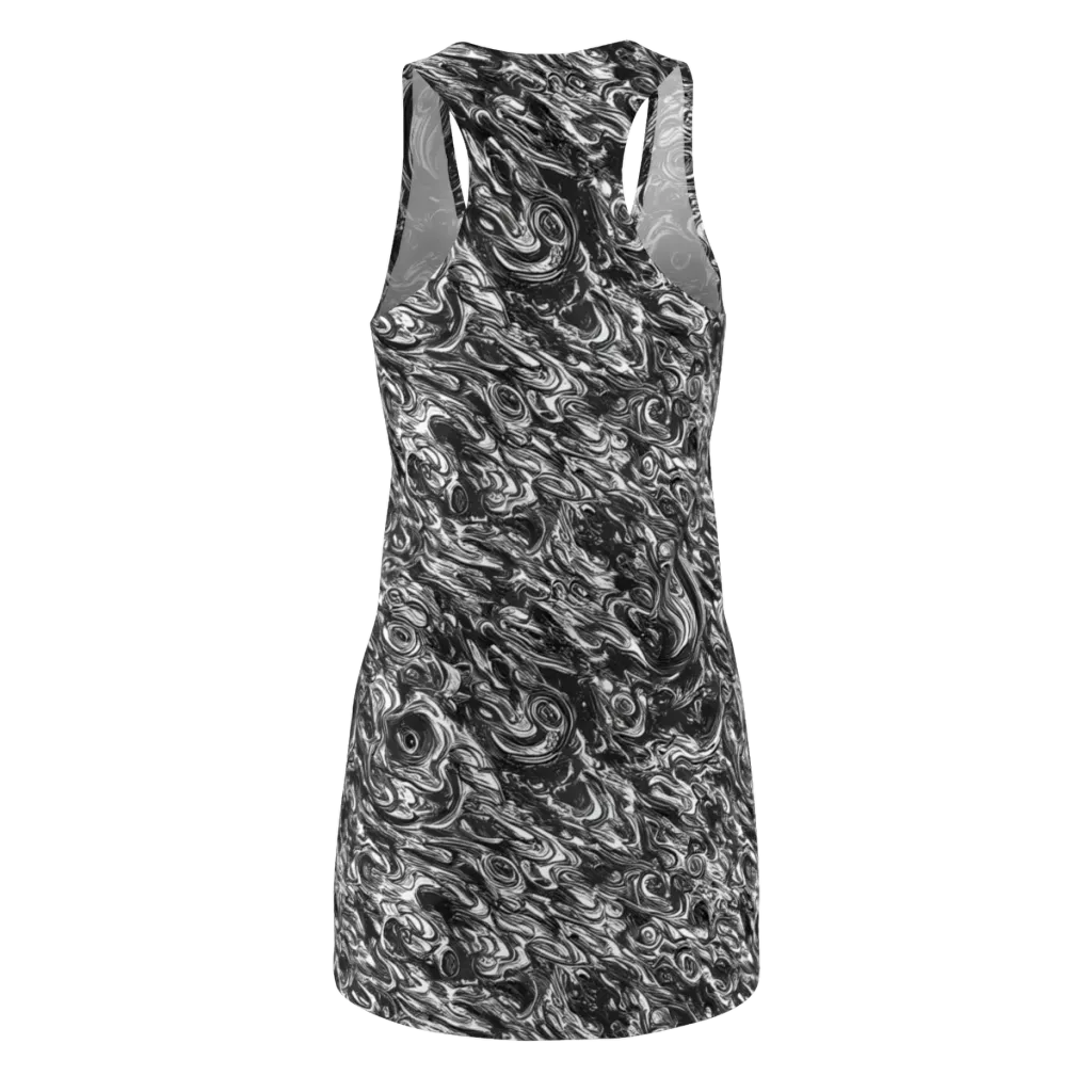 Liquid Onyx on Racerback Dress — Back