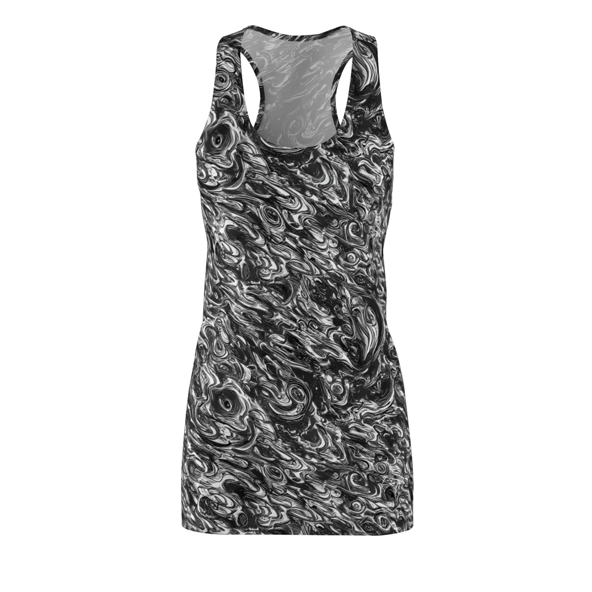Liquid Onyx on Racerback Dress — Front