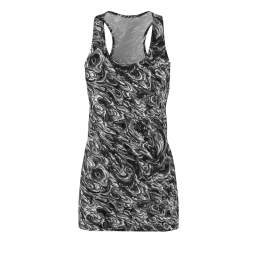 Liquid Onyx on a Racerback Dress