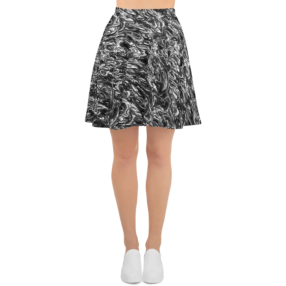 Liquid Onyx on Skater Skirt — Front