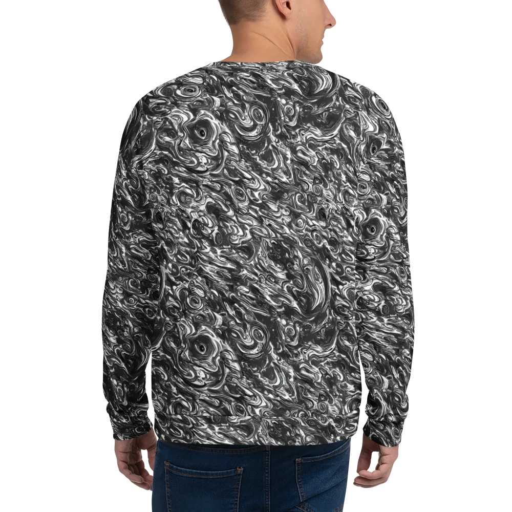 Liquid Onyx on Sweatshirt — Back
