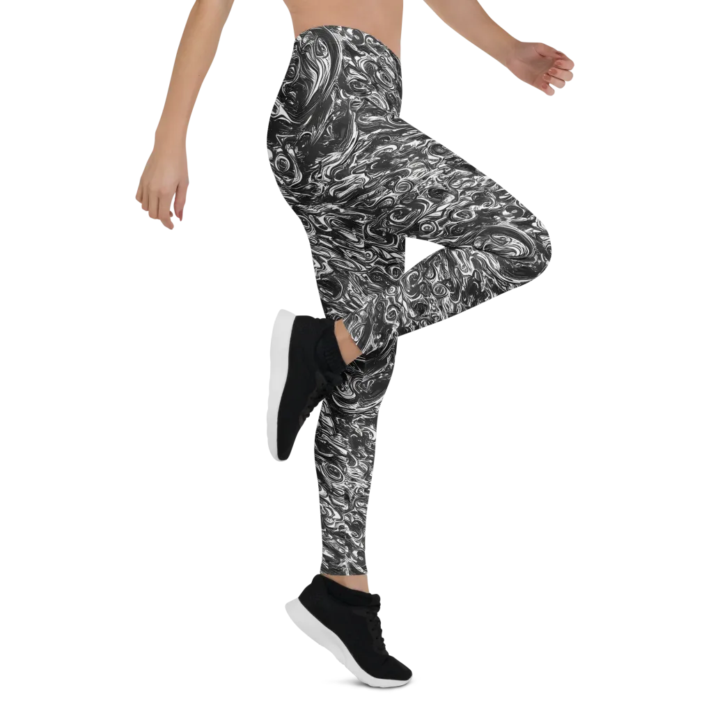 Liquid Onyx on Leggings — Right