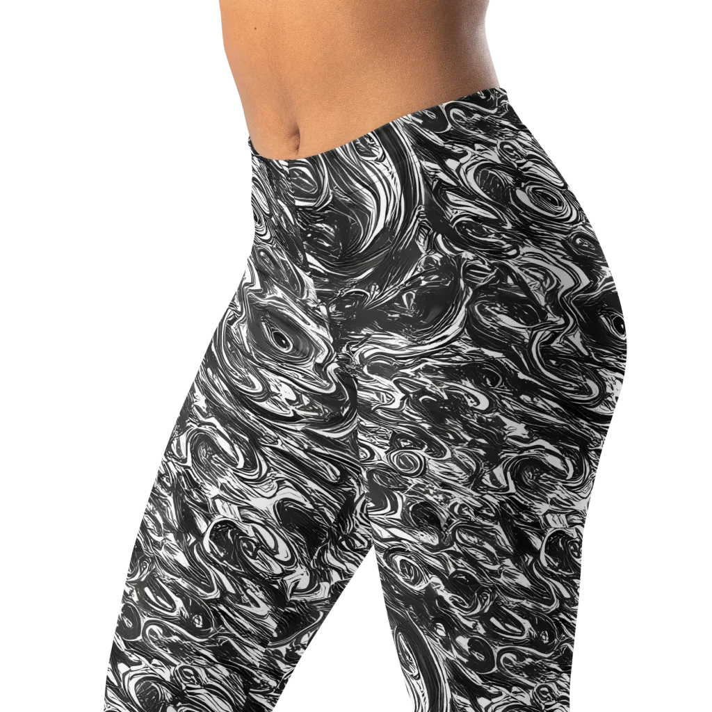 Liquid Onyx on Leggings — Left Front