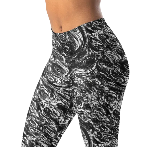 Liquid Onyx on a Leggings