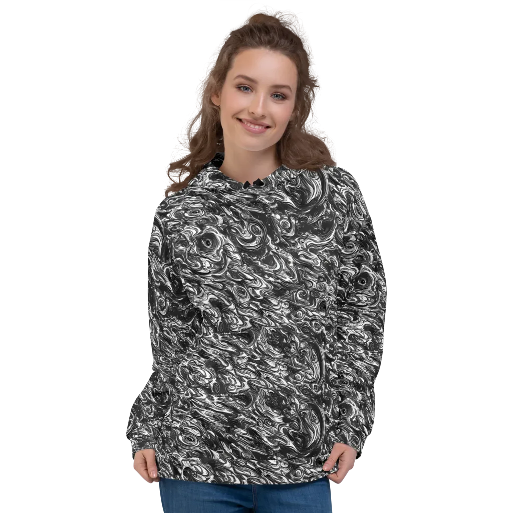 Liquid Onyx on Hoodie — Front