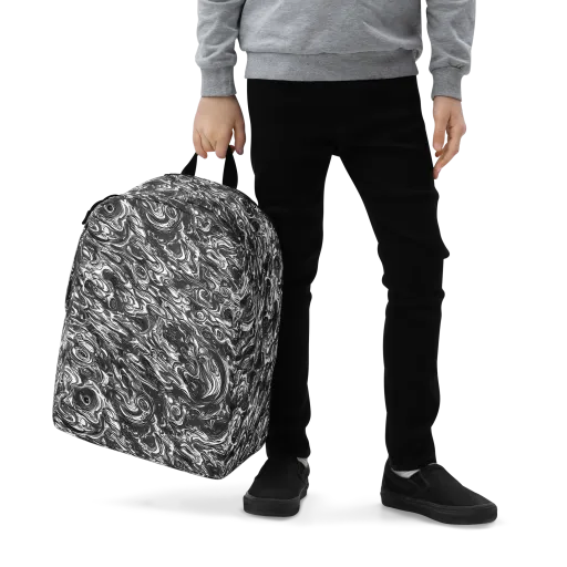 Liquid Onyx on a Minimalist Backpack