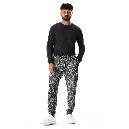 Liquid Onyx on a Men's Joggers