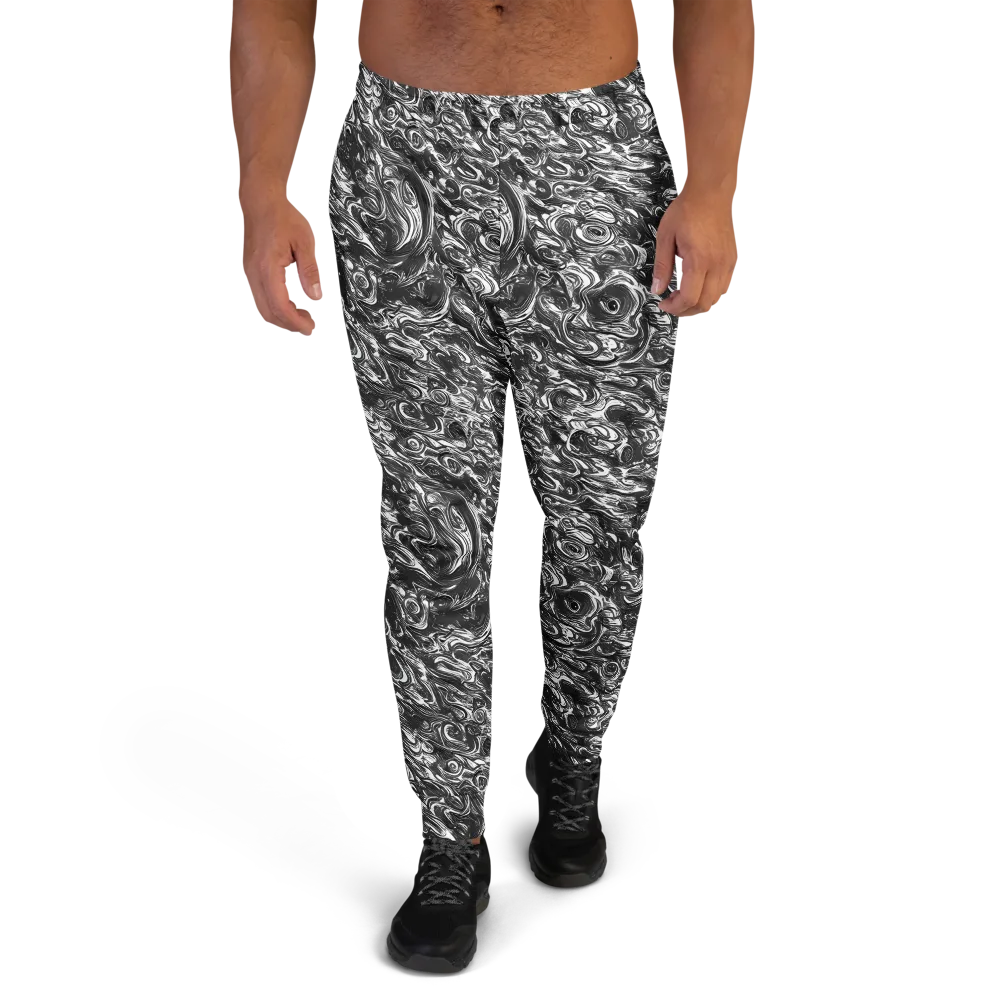 Liquid Onyx on Men's Joggers — Front