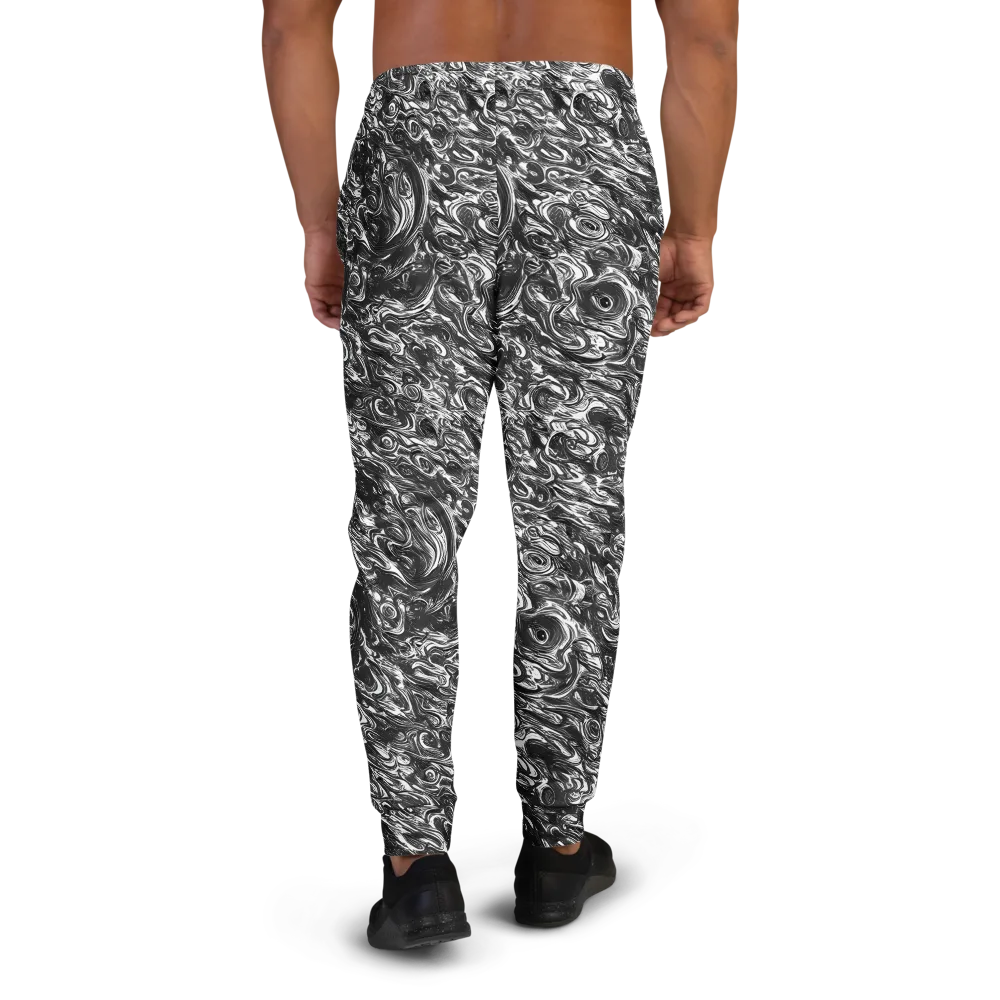 Liquid Onyx on Men's Joggers — Back