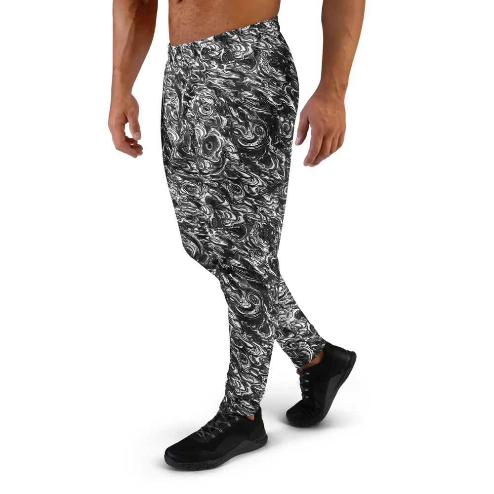 Liquid Onyx on Men's Joggers — Left