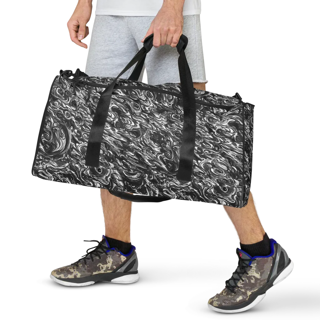 Liquid Onyx on Duffle Bag — Front