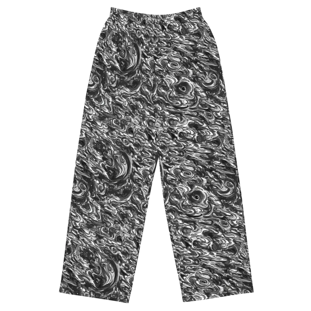 Liquid Onyx on Wide-Leg Pants — Front