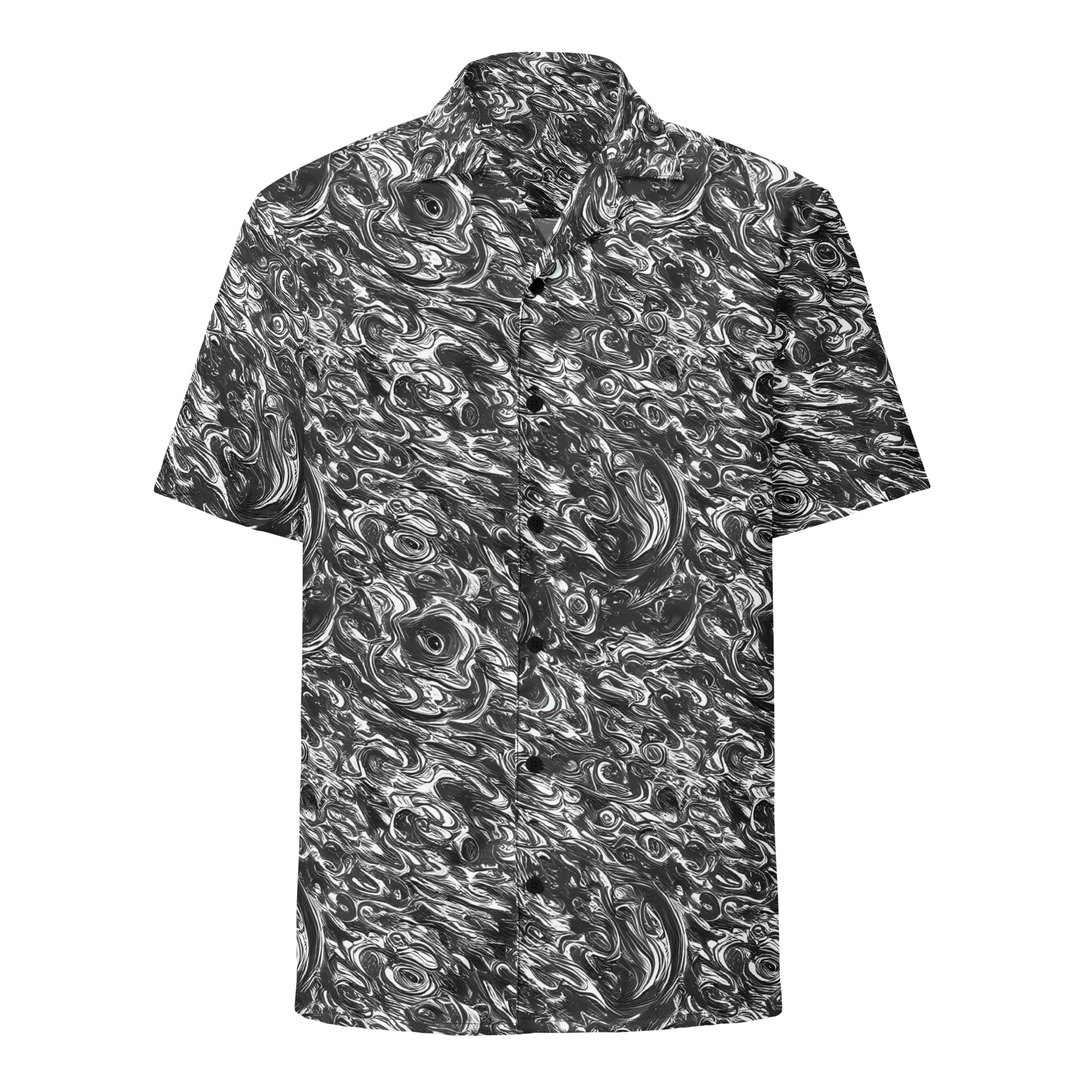 Liquid Onyx on Button Shirt — Front