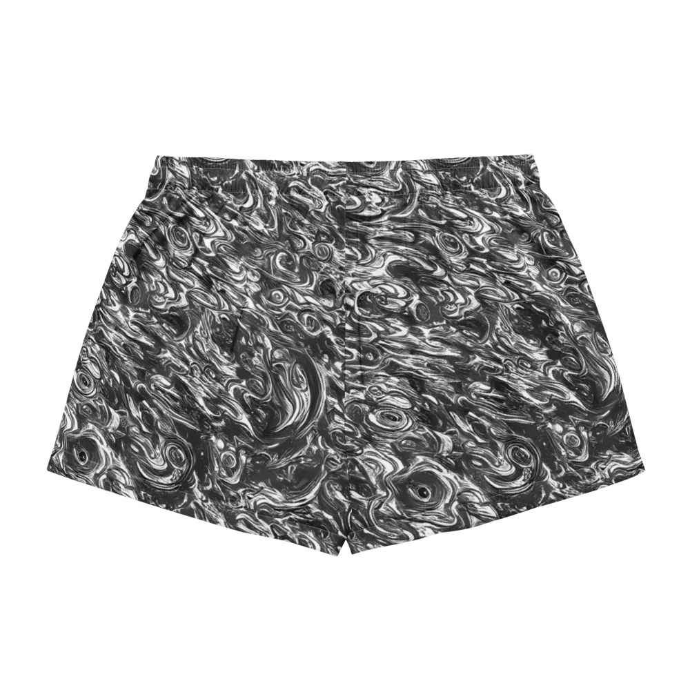 Liquid Onyx on Women's Pajama Shorts — Back