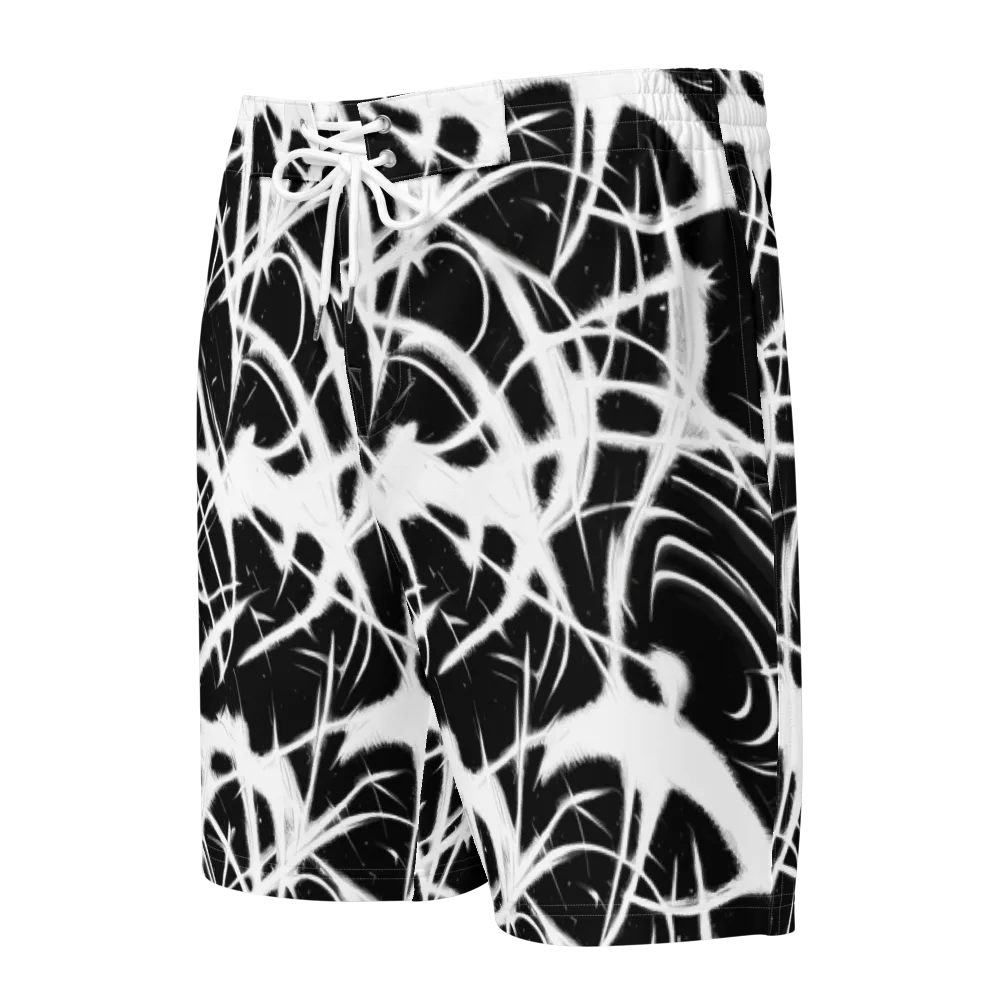 Black Thorn on Men's Board Shorts — Front