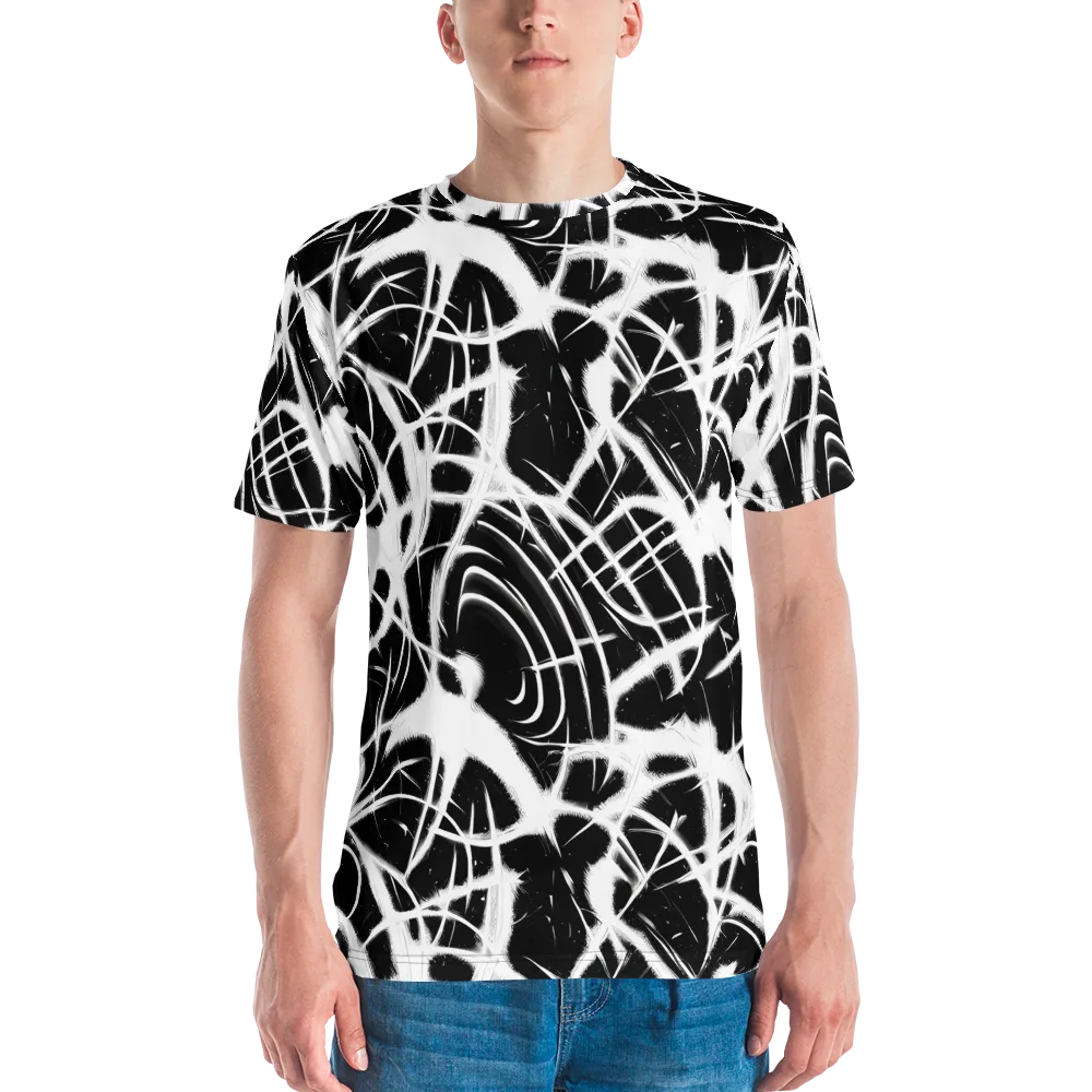 Black Thorn on Men's Crew Neck T-Shirt — Front