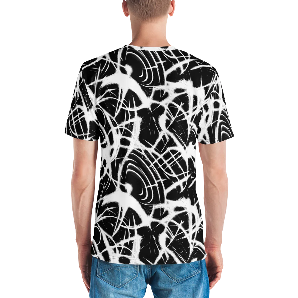 Black Thorn on Men's Crew Neck T-Shirt — Back
