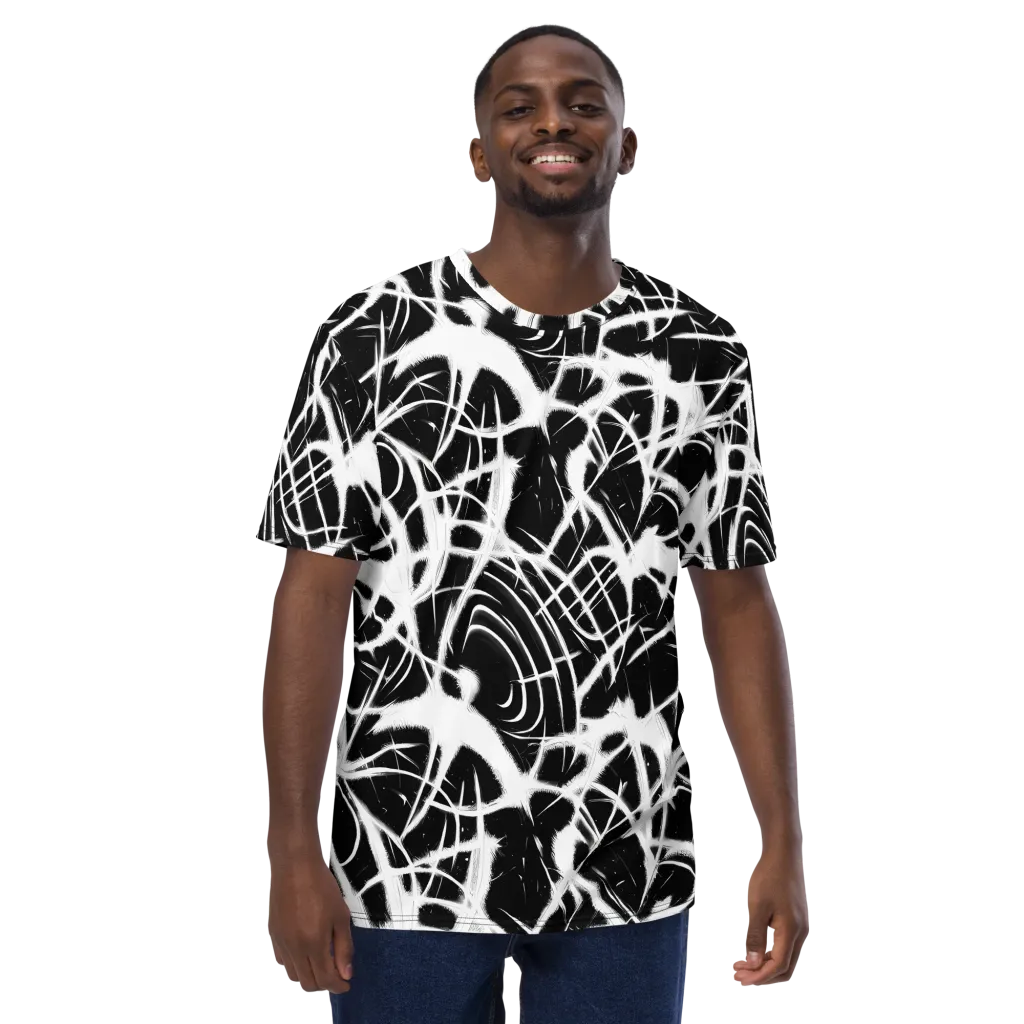 Black Thorn on Men's Crew Neck T-Shirt — Front