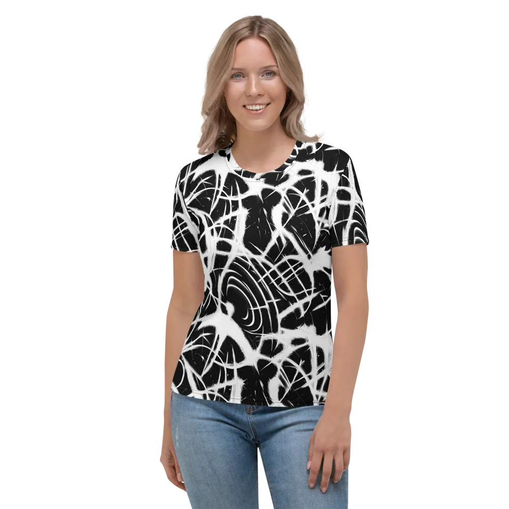 Black Thorn on Women's Crew Neck T-Shirt — Front