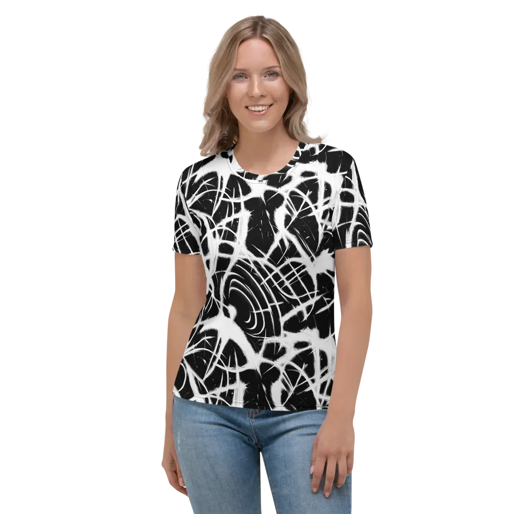 Black Thorn on Women's Crew Neck T-Shirt — Front
