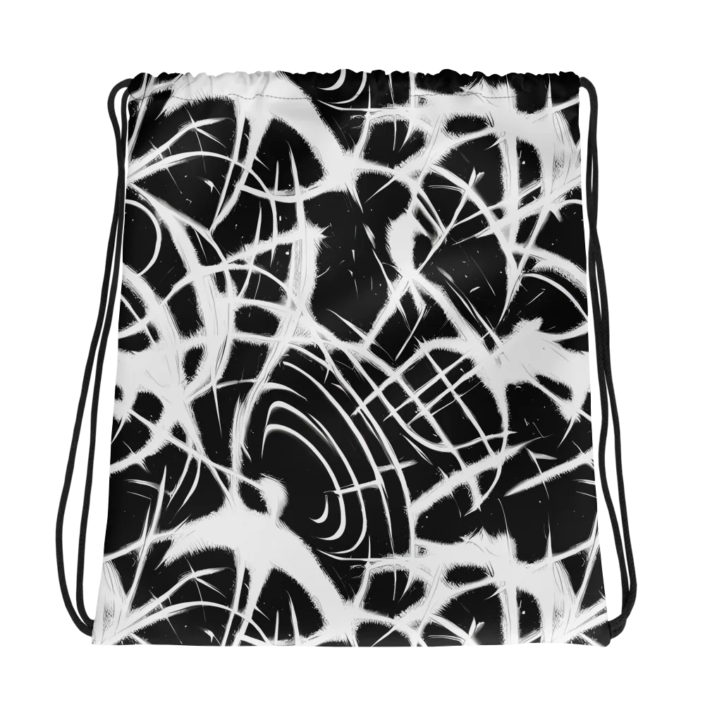 Black Thorn on Drawstring Bag — Photo
