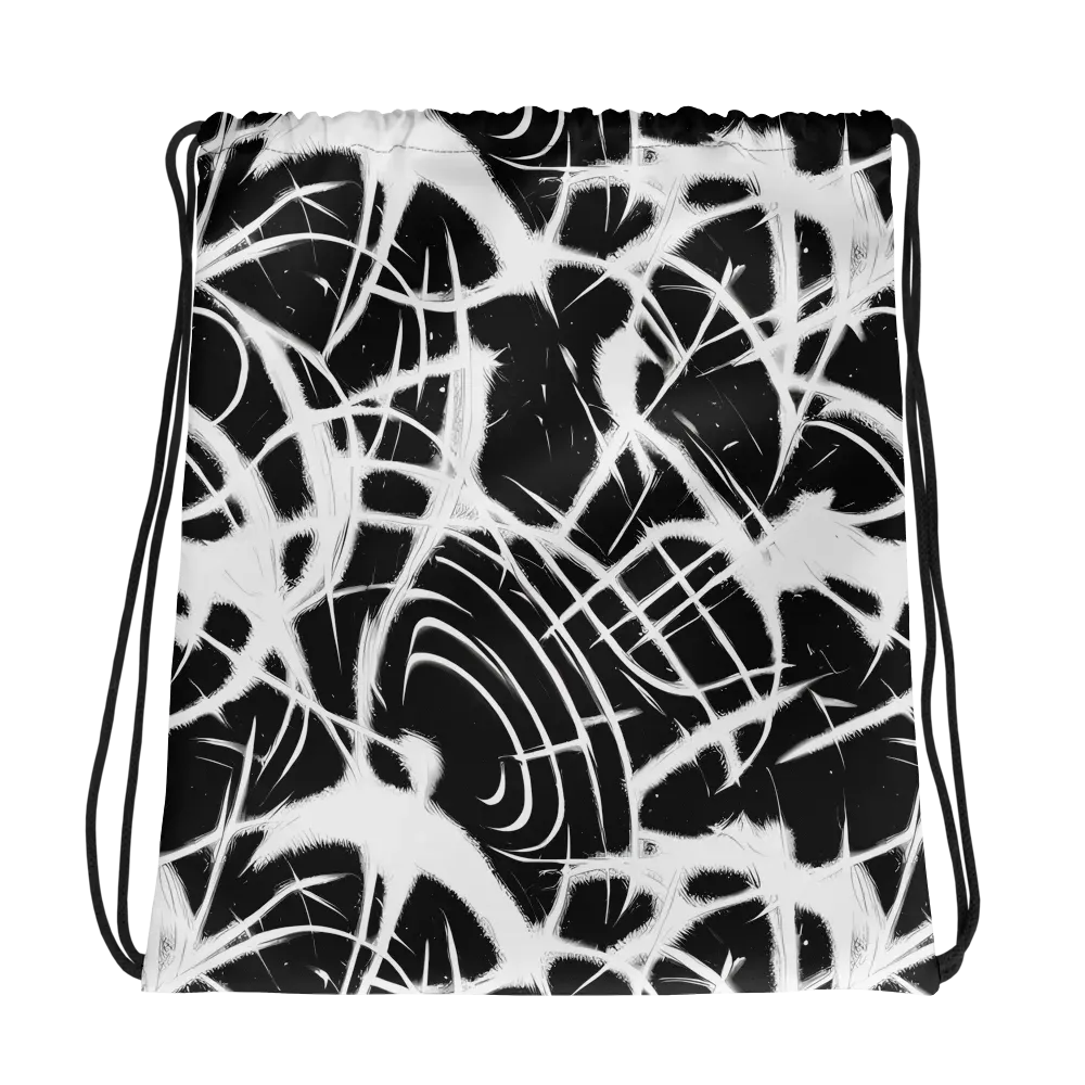 Black Thorn on Drawstring Bag — Photo