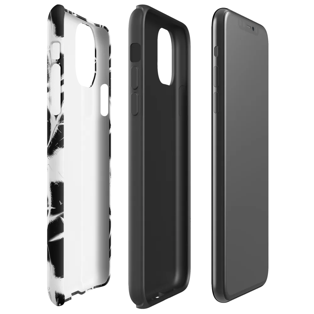 Black Thorn on Tough Case for iPhone® — Right