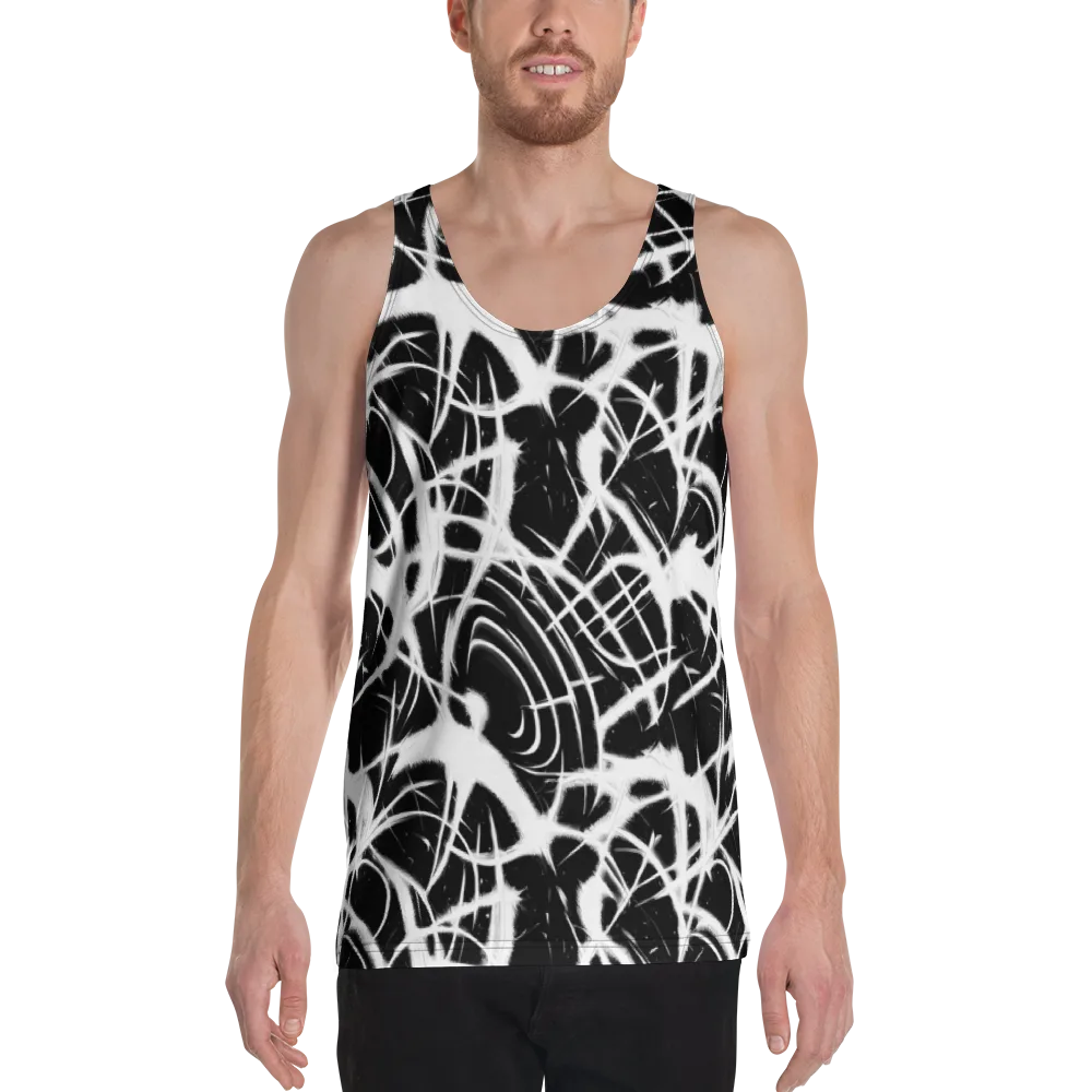 Black Thorn on Men's Tank Top — Front