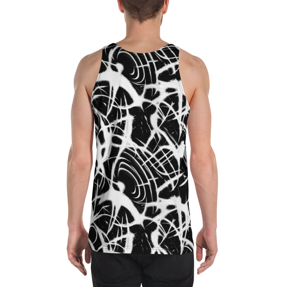 Black Thorn on Men's Tank Top — Back