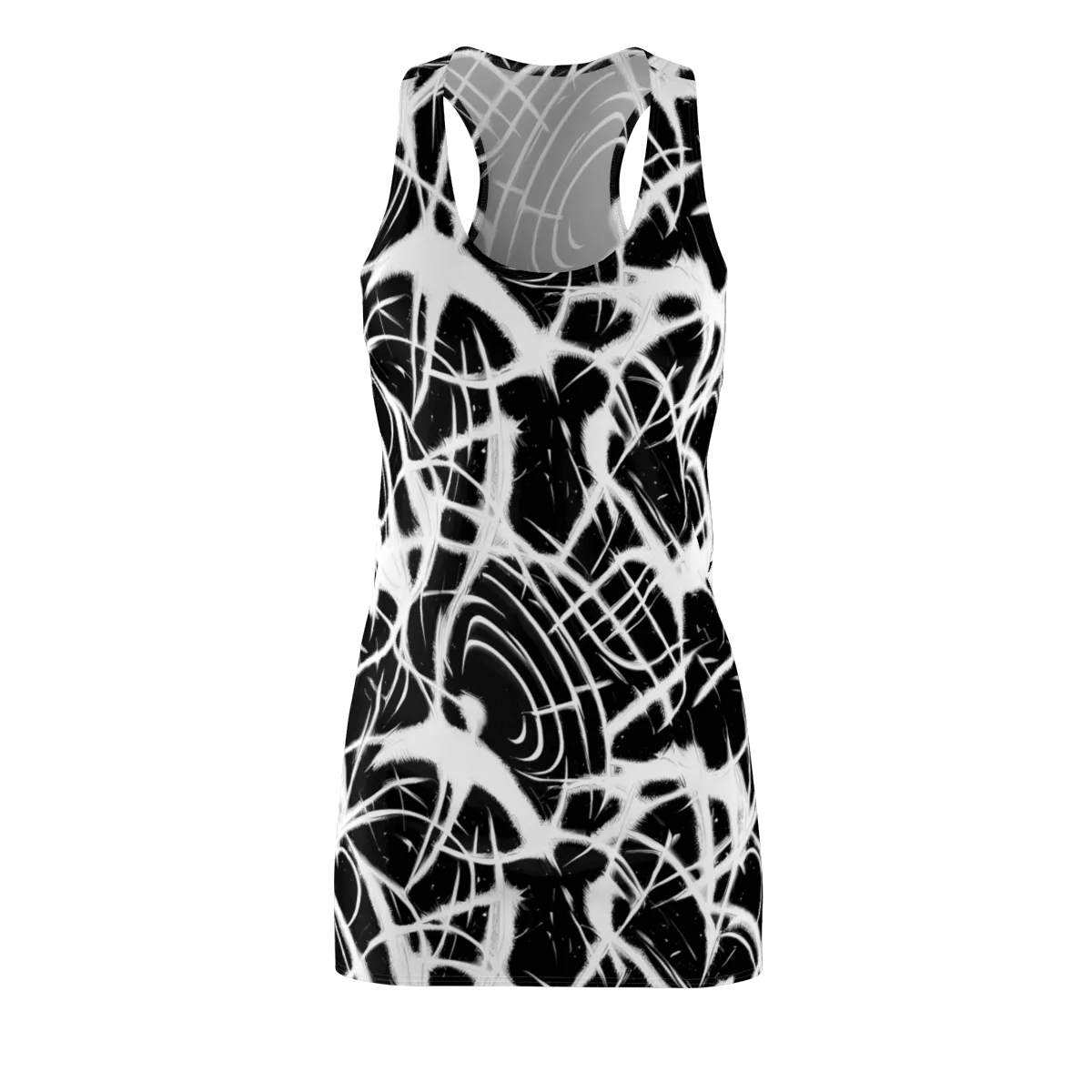 Black Thorn on Racerback Dress — Front