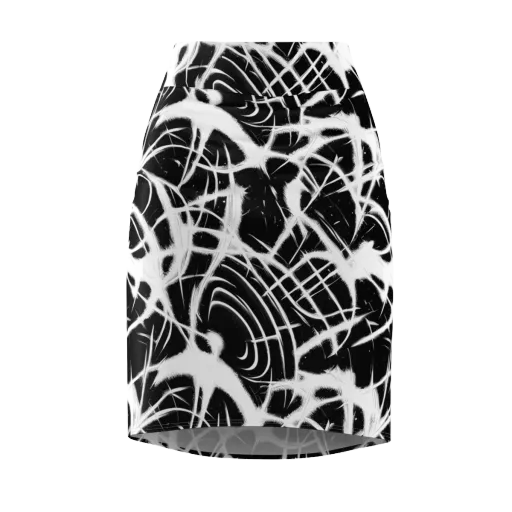 Black Thorn on a Pencil Skirt