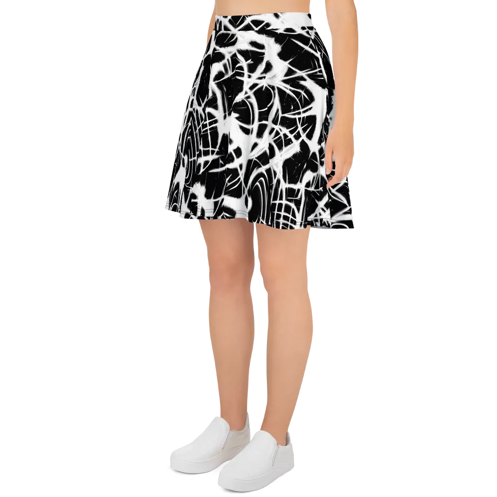 Black Thorn on Skater Skirt — Left