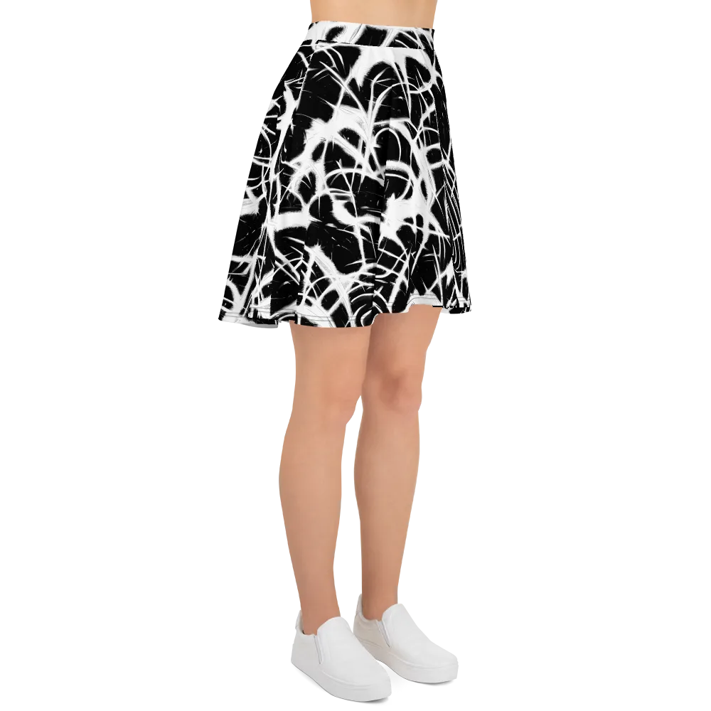 Black Thorn on Skater Skirt — Right