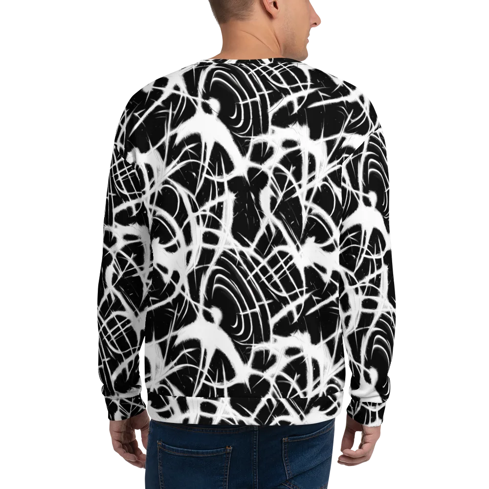 Black Thorn on Sweatshirt — Back