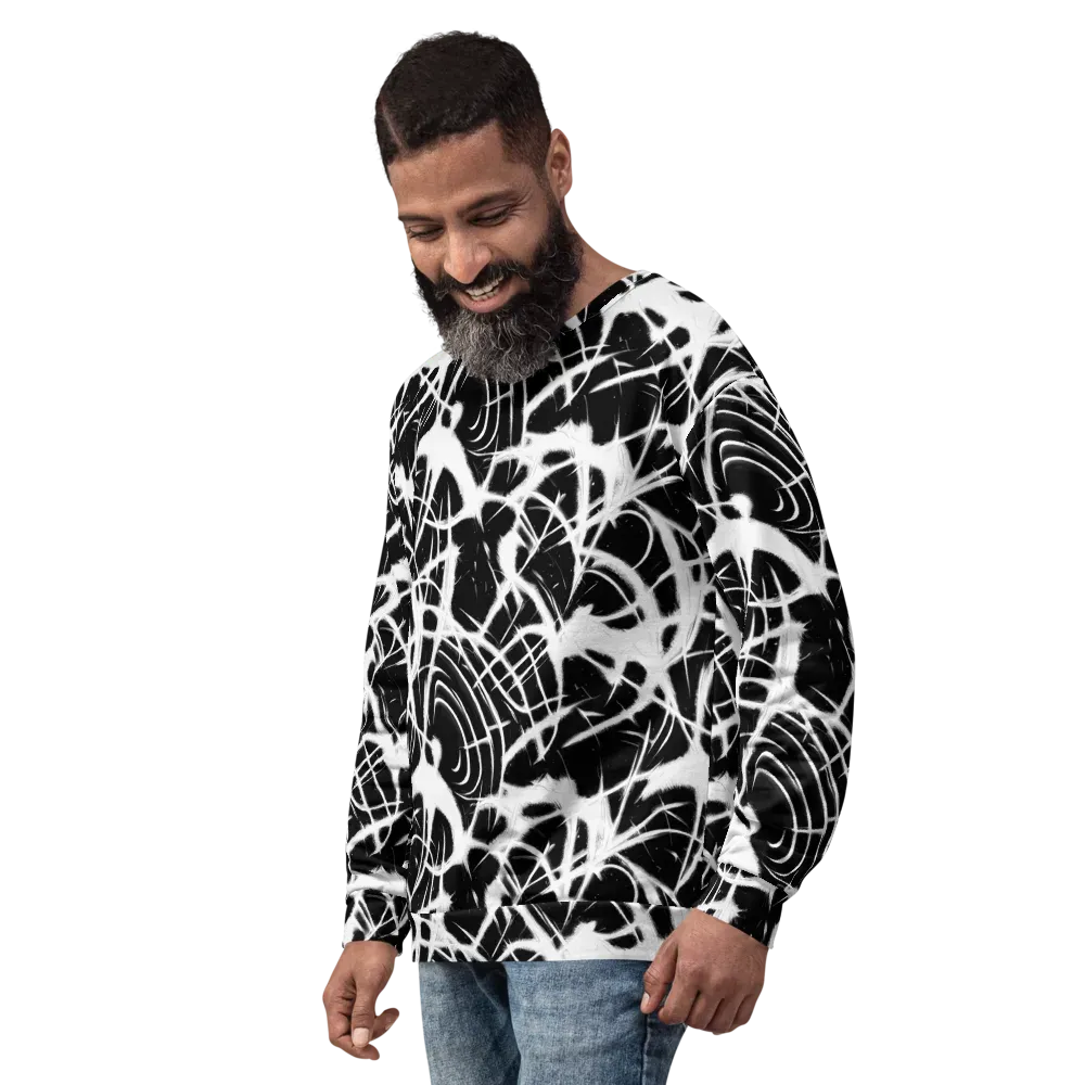 Black Thorn on Sweatshirt — Left Front