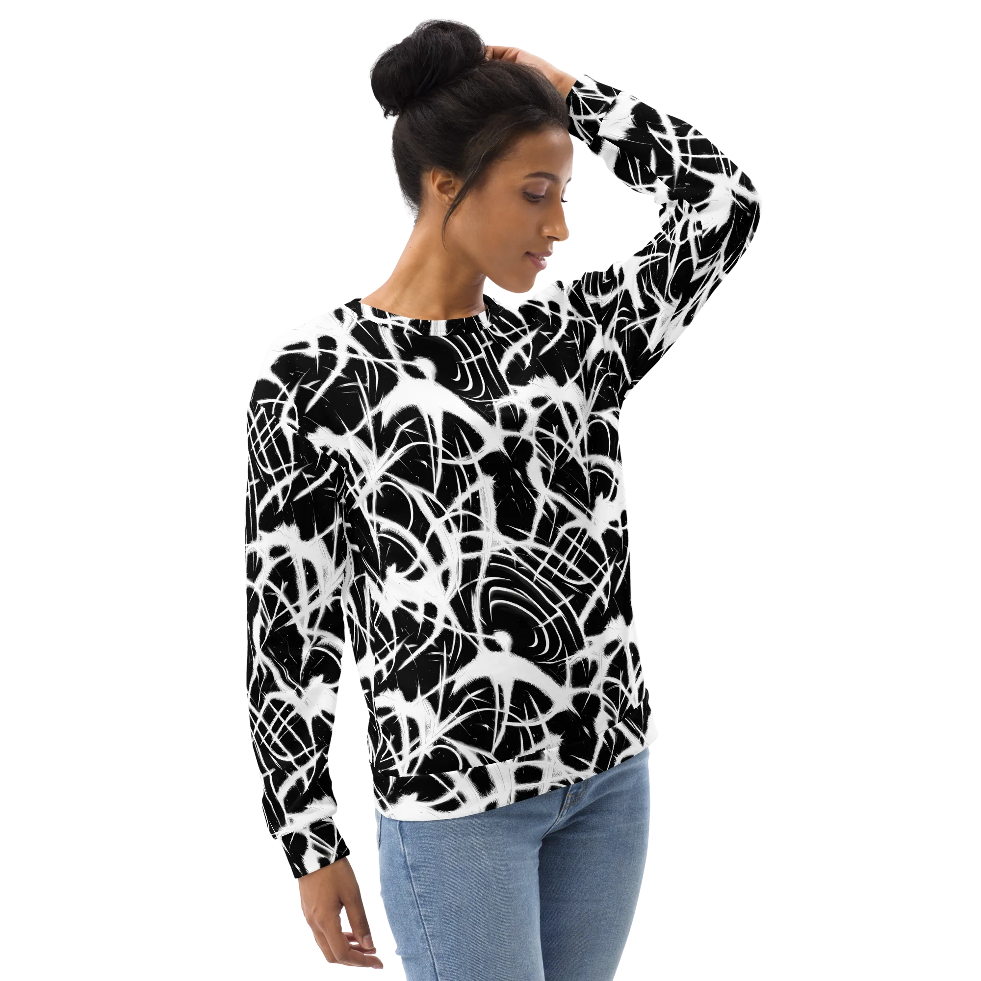 Black Thorn on Sweatshirt — Right Front